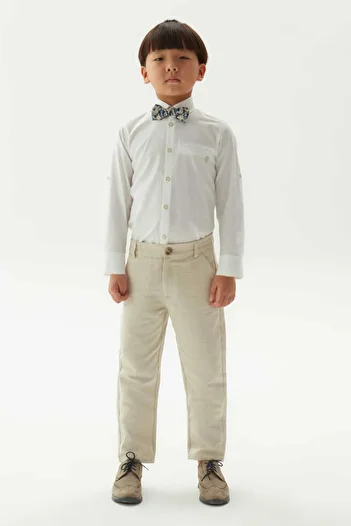 Nebbati BG Store Boy White Shirt