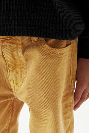 Nebbati Bg Store Erkek Çocuk Hardal Pantolon 23fw1nb3243