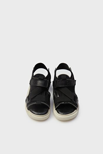 Tyess BG Store Girl's Black Sandals