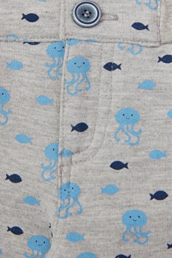 Layette Bg Store Erkek Bebek Desenli Şort 23ss0lt8115