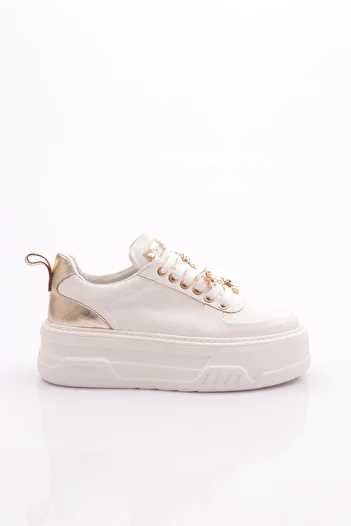 DGN 1042 Women's Thick Sole Laced Sports Shoes