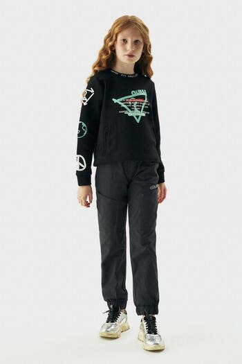 Guess Bg Store Boy's Anthracite Sweatpants 23pfwglyb00
