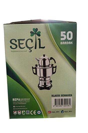 SEÇİL Seçil 50 Bardak Semaver