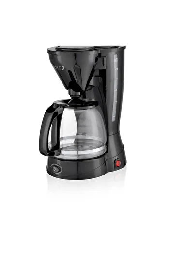 DOTS Coffee Maker, 1.5 Liter Capacity, 15 Cups - 800 Watt - Black