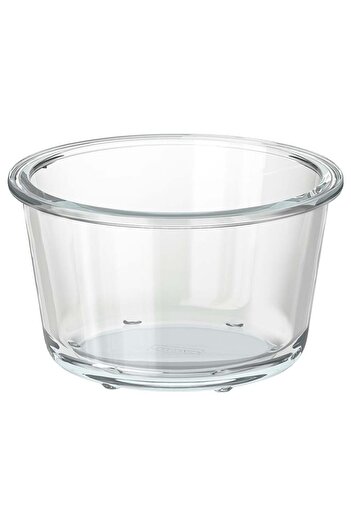 IKEA 365 Yuvarlak Cam Saklama Kabı 600 ml 30359196
