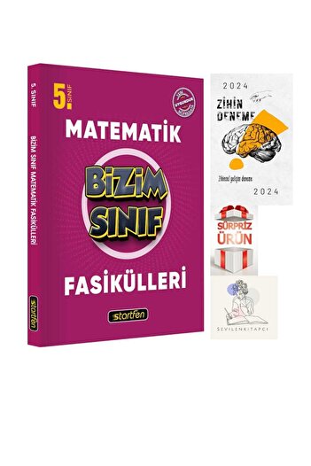 Startfen 5.SINIF STARTFEN BİZİM SINIF MATEMATİK FASİKÜLLERİ+ZİHİN DENEME(SEVİLENKİTAPCİ)