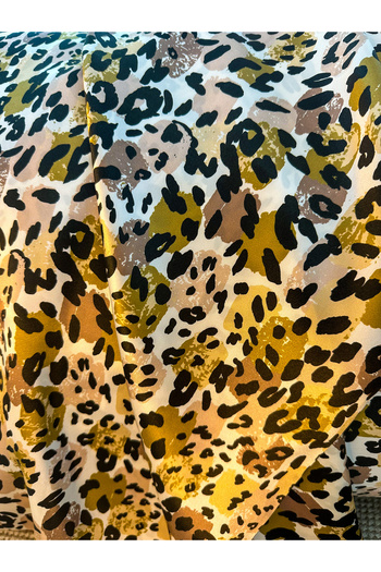 ICON SILK 100% Μεταξωτή Μαξιλαροθήκη 1 Τεμάχιο 50cm*70cm (Λεοπάρ μοτίβο)