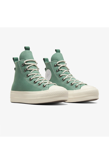 Converse Chuck Taylor All Star Lift Platform Play on Utility Women's Green Sneaker