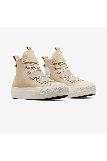 Converse Chuck Taylor All Star Lift Platform Women's Beige Sneaker