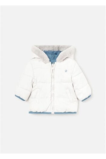 MAYORAL Turquoise Double Sided Baby Coat - 2457