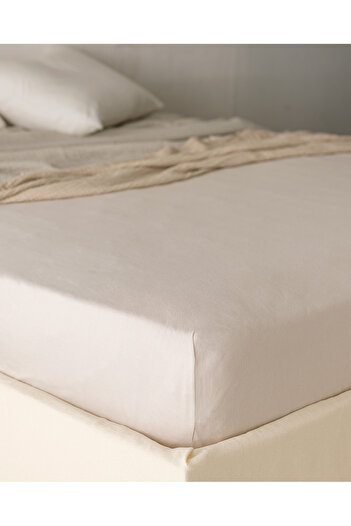 Madame Coco Belle Stone Colored Double Elastic Bamboo Bed Sheet