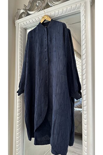 Invee Μοντέλο INVEE 6982 Μπλε Navy Modal Tunic