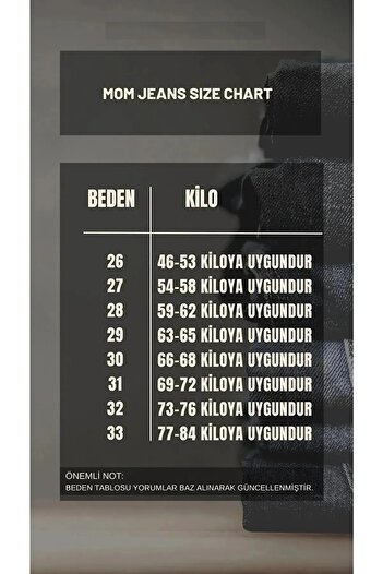 Trn JNS Lucy Boyfriend Koyu Mavi Yüksek Bel Likralı Mom Jeans Pantolon