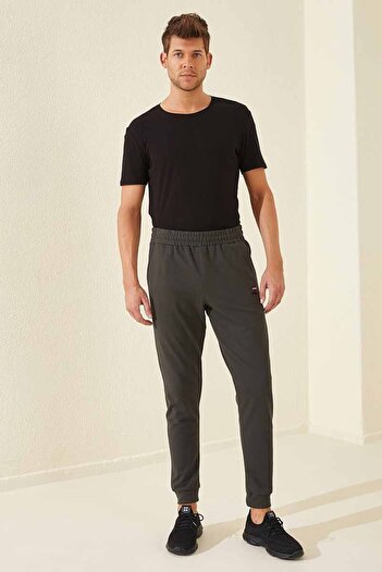 TOMMY LIFE Rahat Form Jogger Erkek Eşofman Alt Çağla Yeşili