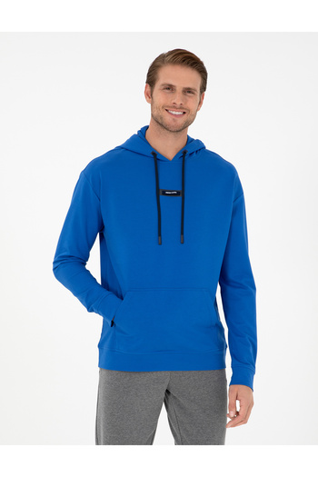 Pierre Cardin Saks 2 İplik Comfort Fit Kapüşonlu Sweatshirt 50290635-VR045
