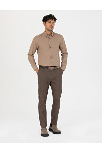 Pierre Cardin Vizon Slim Fit Kanvas Pantolon 50278460-VR052