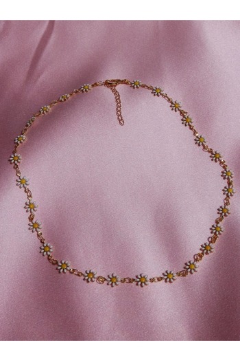 Reorah Collection Inline Daisy Necklace