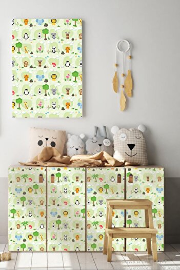 Ecce Patterned Self Adhesive Coating Foil 45 Cm X 2 Mt Dsn0052-2