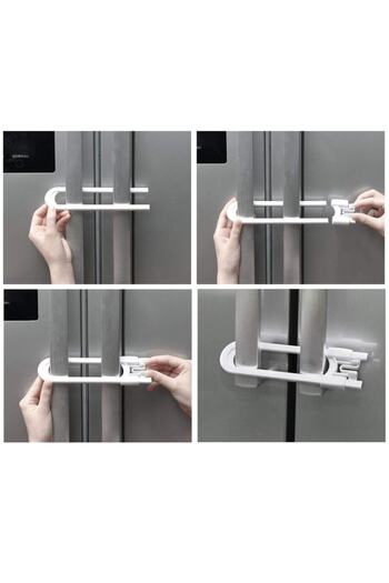 Çelik Express 2 Pack Child Baby Safety Rail Cabinet Lock - Safety 2 Pieces