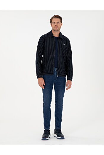 Pierre Cardin Lacivert Regular Fit Örme Hırka 50290679-VR033