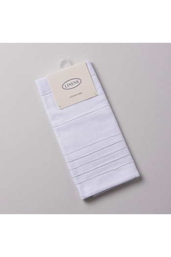 Linens White Silver Dowie Drying Cloth - 40X60 cm