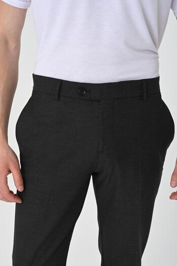 Antioch Füme Regular Fit Duble Paça Erkek Pantolon