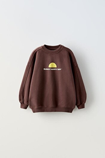 Ladin Store Yeni Sezon Erkek Çocuk Baskılı Pamuklu Sweatshirt ve Eşofman Alt-Üst Takım