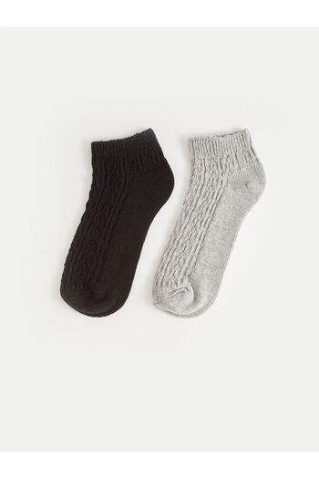 LC Waikiki Lcwk Self Patterned Women's Booties Socks 2 Pack