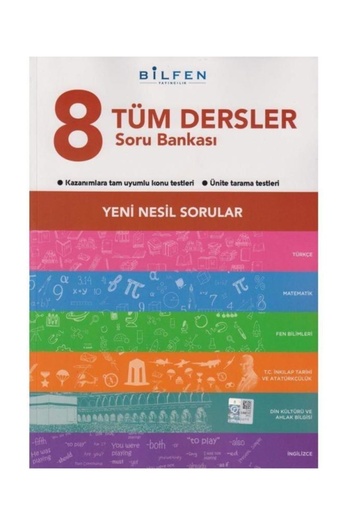 Bilfen Yayıncılık Lgs 8. Sınıf Tüm Dersler Soru Bankası + sürpriz hediye