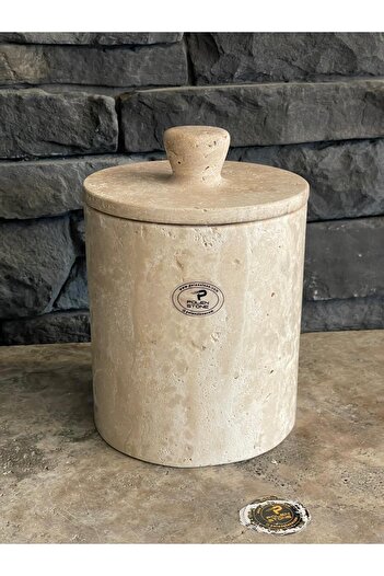 Polen Stone Travertine Natural Stone Decorative Multi-Purpose Box 16X19Cm