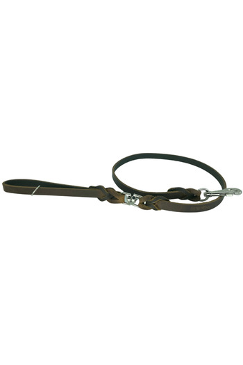 Rebel Dog Genuine Leather Braid Detailed Dog Walking Strap 1.5X115Cm