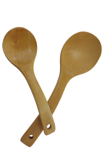 küche haus Wooden Ladle Handmade Set of 2
