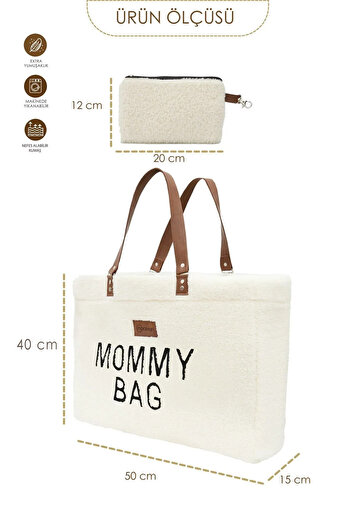 mordesign XL Large Size Morteddy Series - Mommy Bag, Mother Baby Care Bag, Wallet Gift