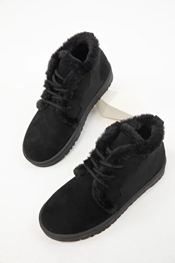 SOHO Suede Γυναικείες Μπότες Μαύρες - 19853 Model Bootie