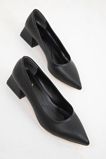 SOHO Black Women's Classic Heeled Shoes 18391