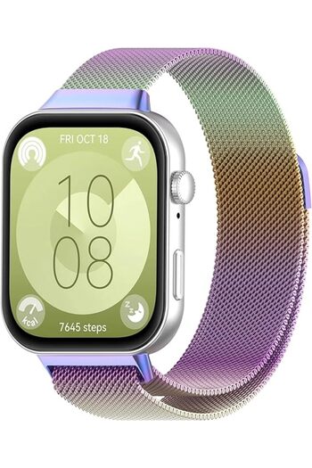 UnDePlus Huawei Watch Fit 4/Fit 4 Pro/Fit 3 Band Milano Loop Metal Band (Not Fit/Fit2 Compatible)
