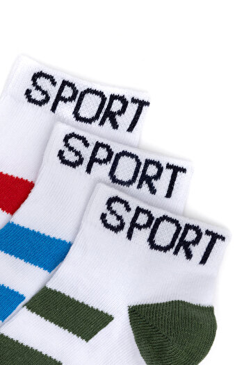 U.S. Polo Assn. Boy's 3-Piece Socks 50288631-Vr013