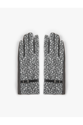 Koton Gloves Patterned Belt with Metal Accessories