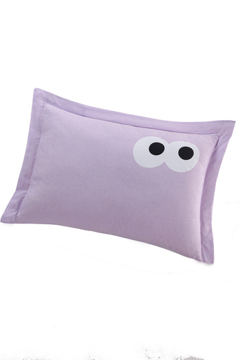 Eponj Home Single Pes Elastic Sheet Set - Plain Painting Lilac