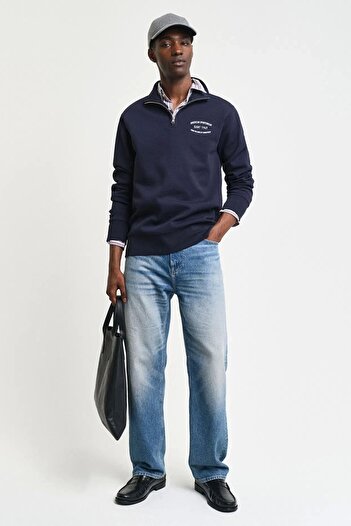 Gant Men's Burgundy Regular Fit Sweatshirt