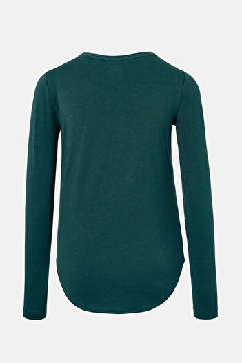 Tchibo Women Regular Fit Long Sleeves Training Top, Green