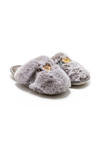 Twigy Papuci de casă pentru femei Jane Plush Gri 36/41