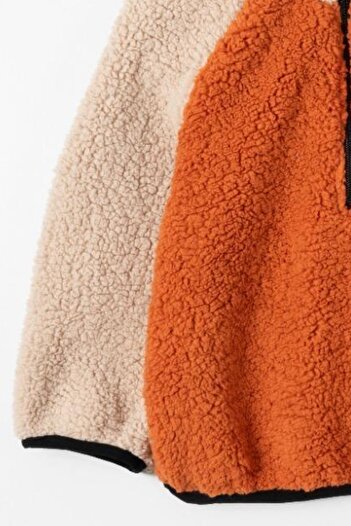 Verscon Ανδρικό φούτερ Welsoft Sherpa Boy's Winter Fleece με μισό φερμουάρ