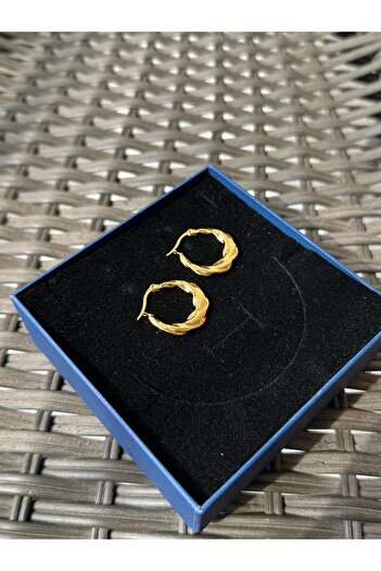 SEM STORE GOLD COLOR STAINLESS STEEL EARRING