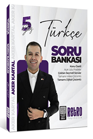 RETRO YAYINCILIK 2026 Kpss Genel Yetenek 5yüz Türkçe Soru Bankası Tamamı Video Çözümlü Retro Yayınları