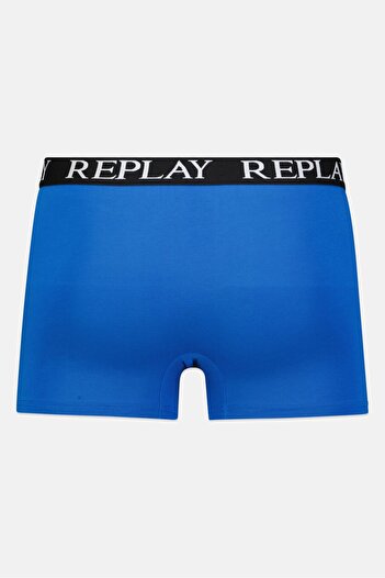 Replay Men 2 Pc Cotton Stretch Trunks, Blue