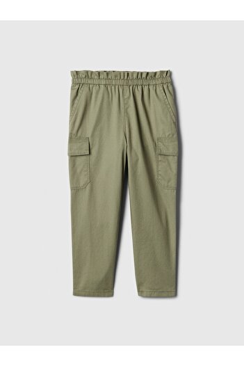 GAP Kız Bebek Haki Pull-on Kargo Pantolon