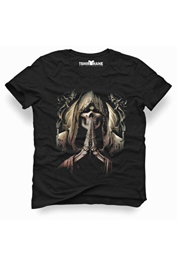 Tshirthane Ανδρικό μπλουζάκι με στάμπα Skull Skeleton