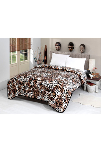MİNK Solana Luxury Mink King Size Blanket 444 Brown 200x240 & Both Blanket & Bedspread