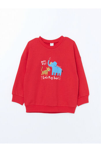 LC Waikiki Lcw Crew Neck Printed Baby Boy Sweatshirt